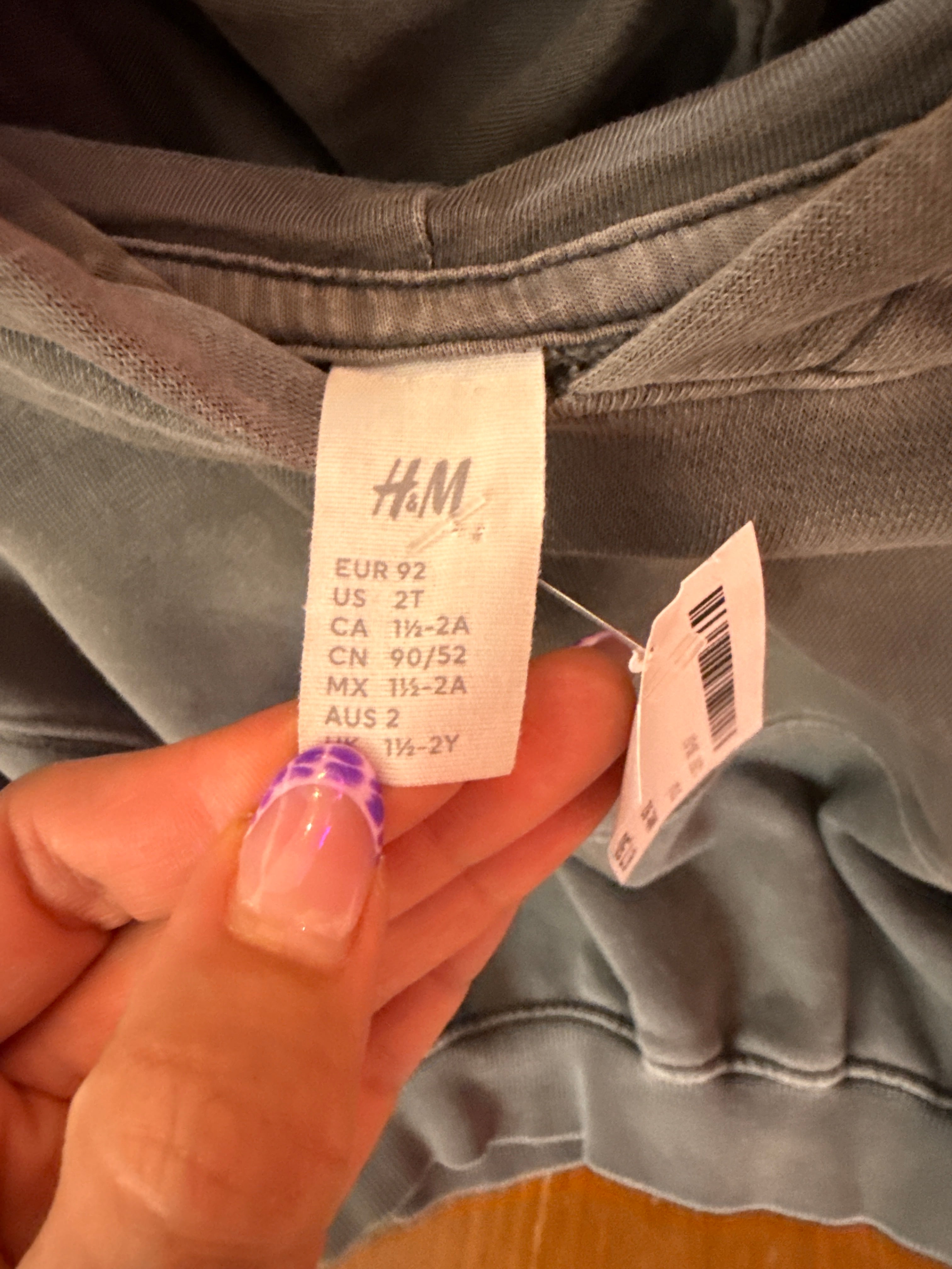 H&M trui 1-2 jaar