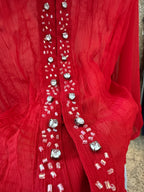Vintage top met lange mouwen / maat L