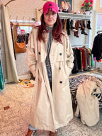 Trenchcoat ZARA oversized fit maat XS