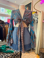 100% zijde top - one size