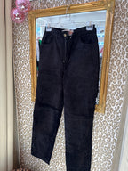Vintage broek leer maat M