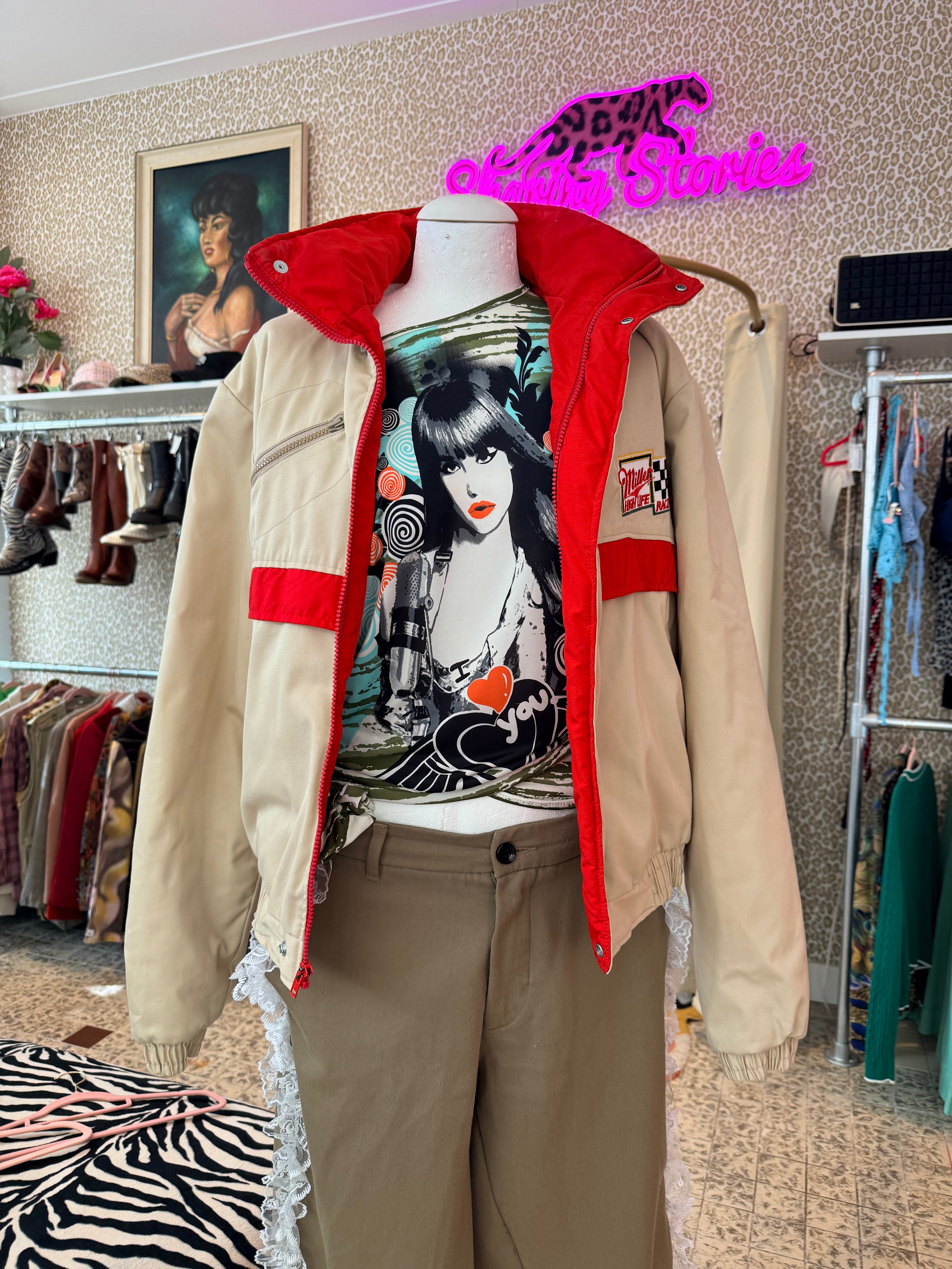 Vintage Race Jacket maat M