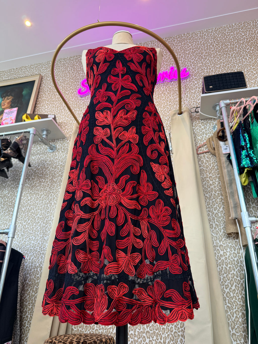 Vintage jurk maat M