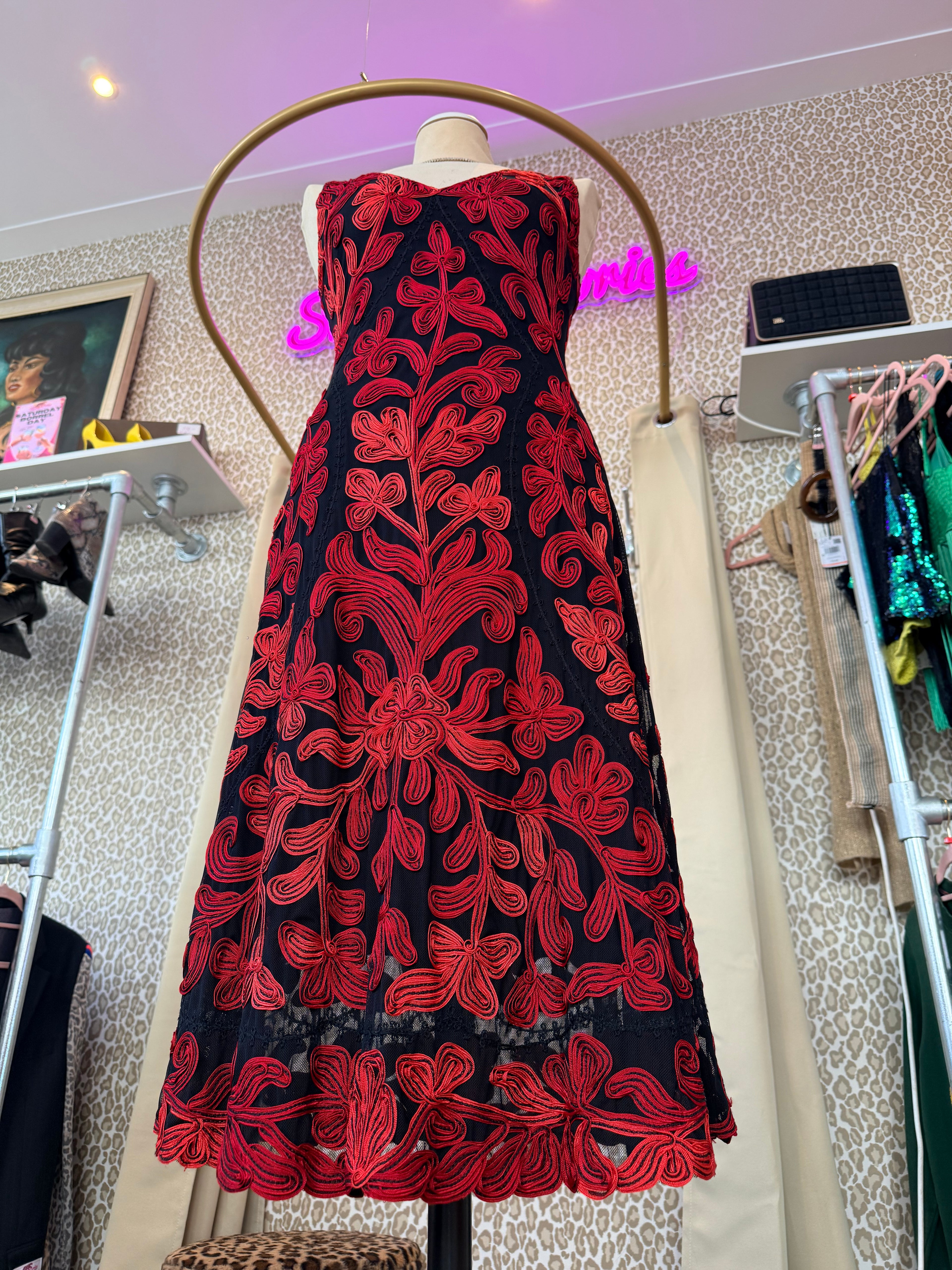 Vintage jurk maat M