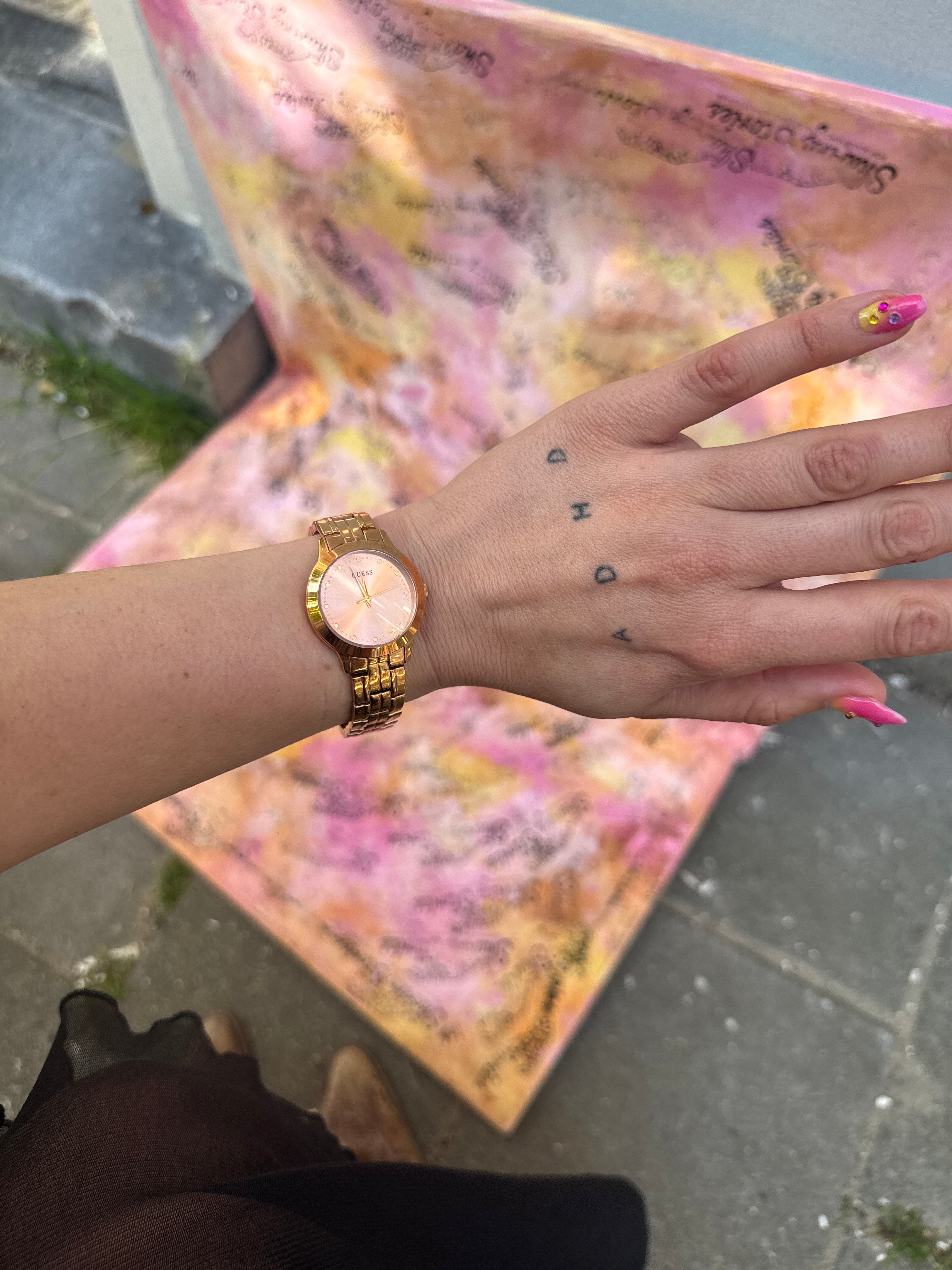 Geuss horloge rose goud (nieuw in originele verpakking)