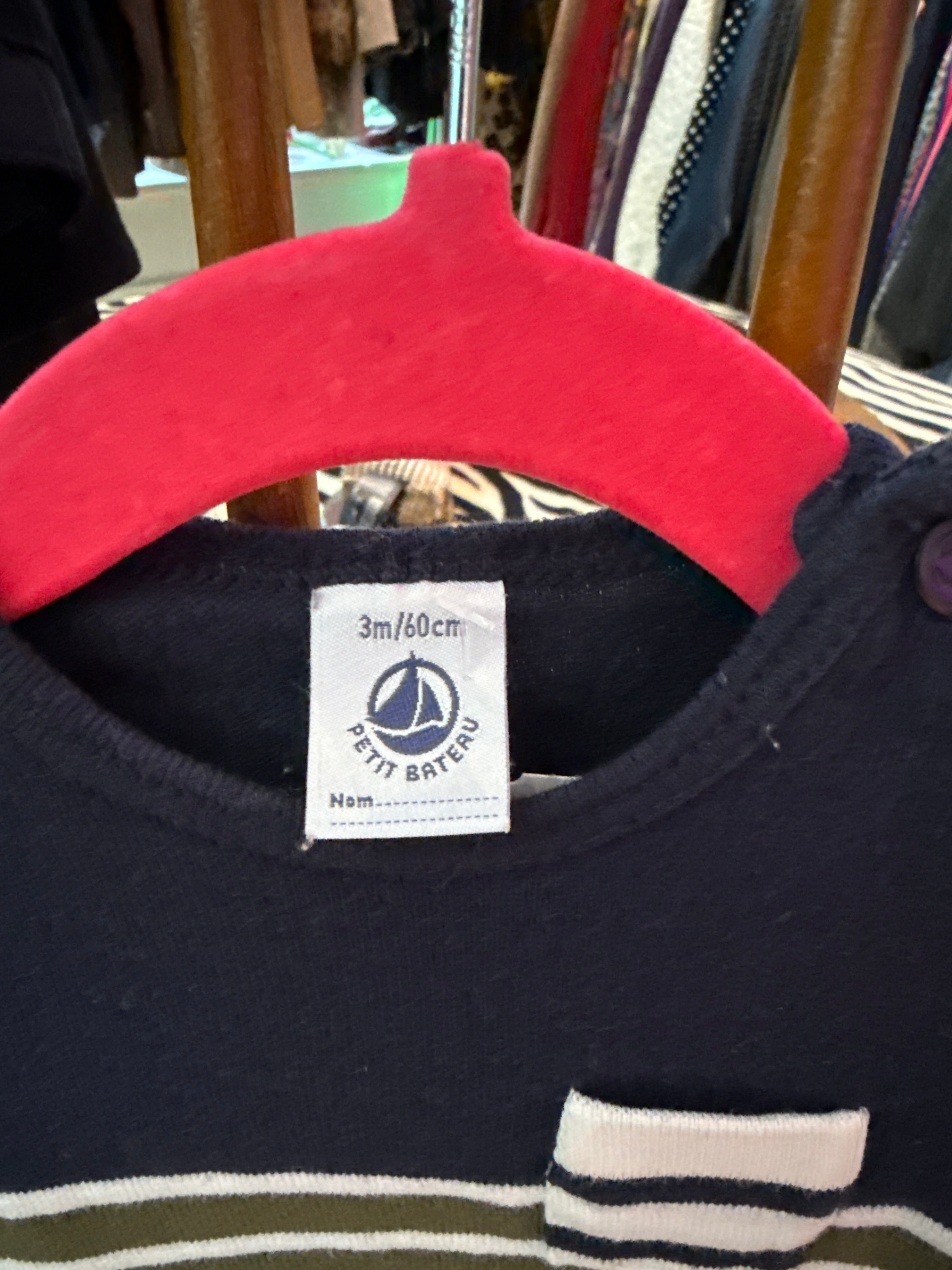 Petit Bateau shirt 3 maanden 60 cm