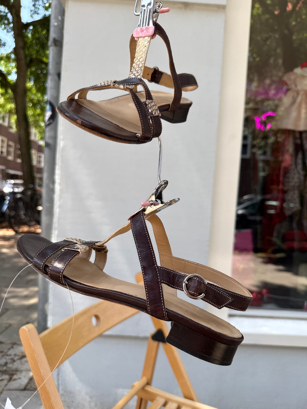 Paul Noyen leren sandalen maat 37