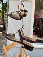 Paul Noyen leren sandalen maat 37