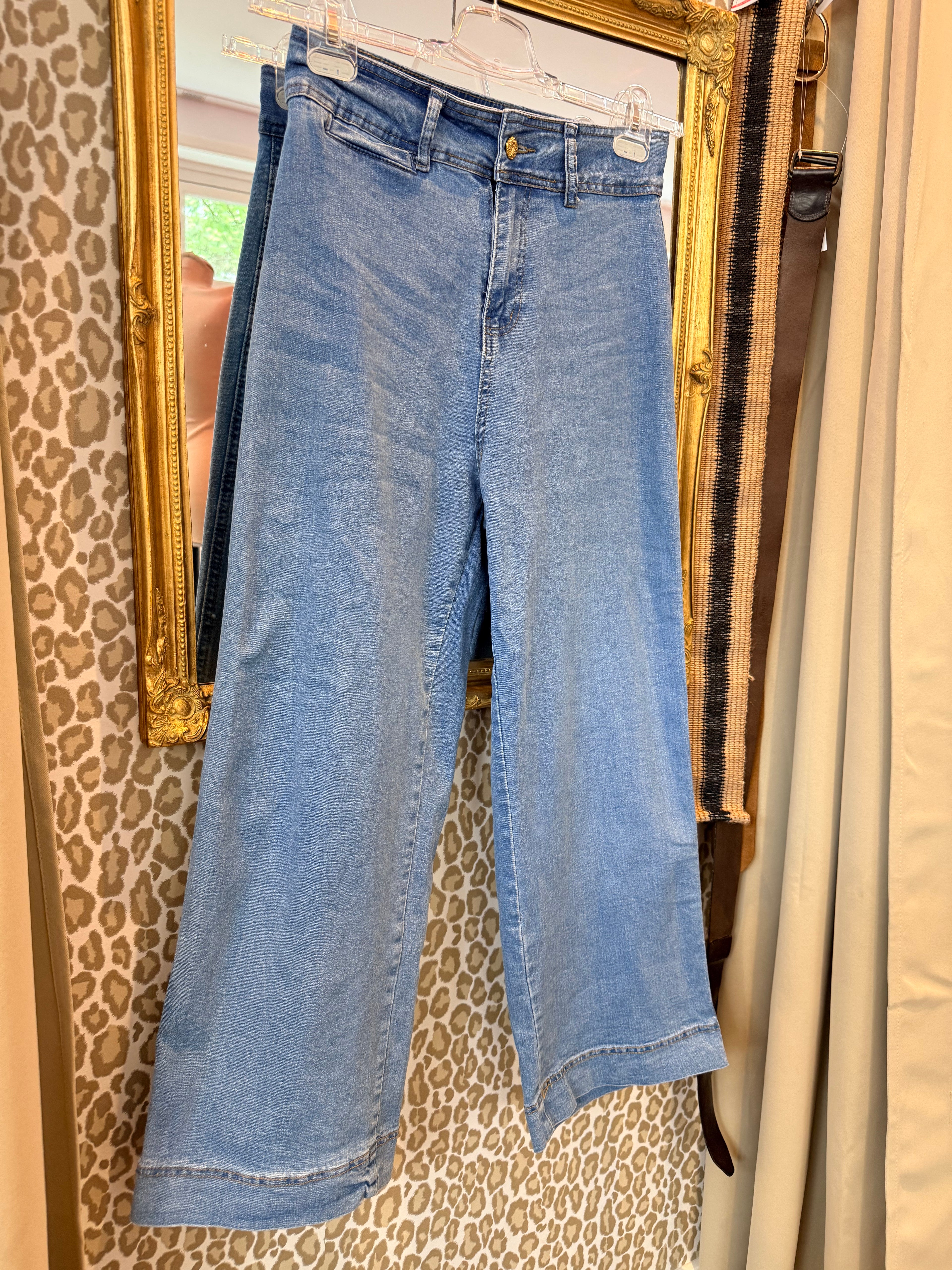 Straight leg jeans maat S (stretch)