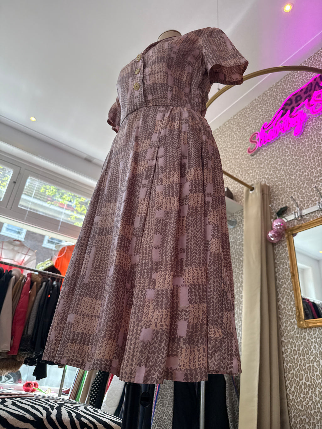 Vintage jurk maat S/M