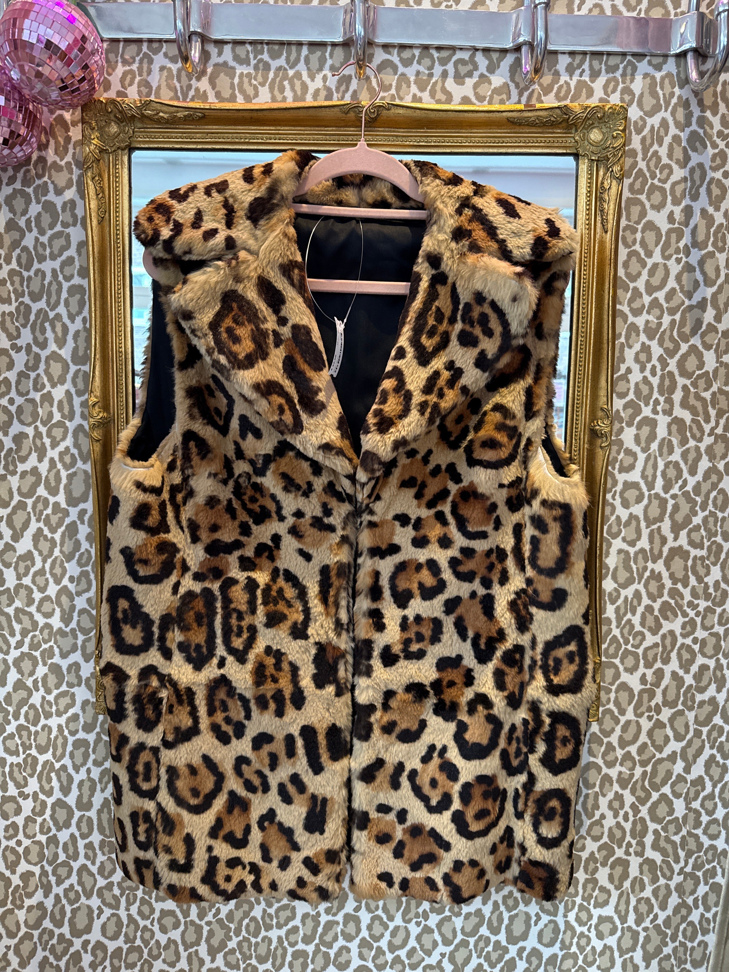 Gilet van konijnenbont one size