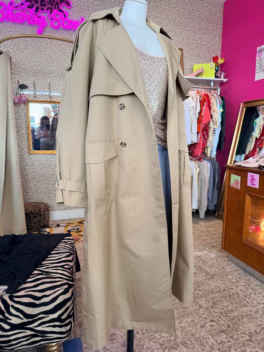 Shoeby trenchcoat / nieuw met prijskaartje / one size