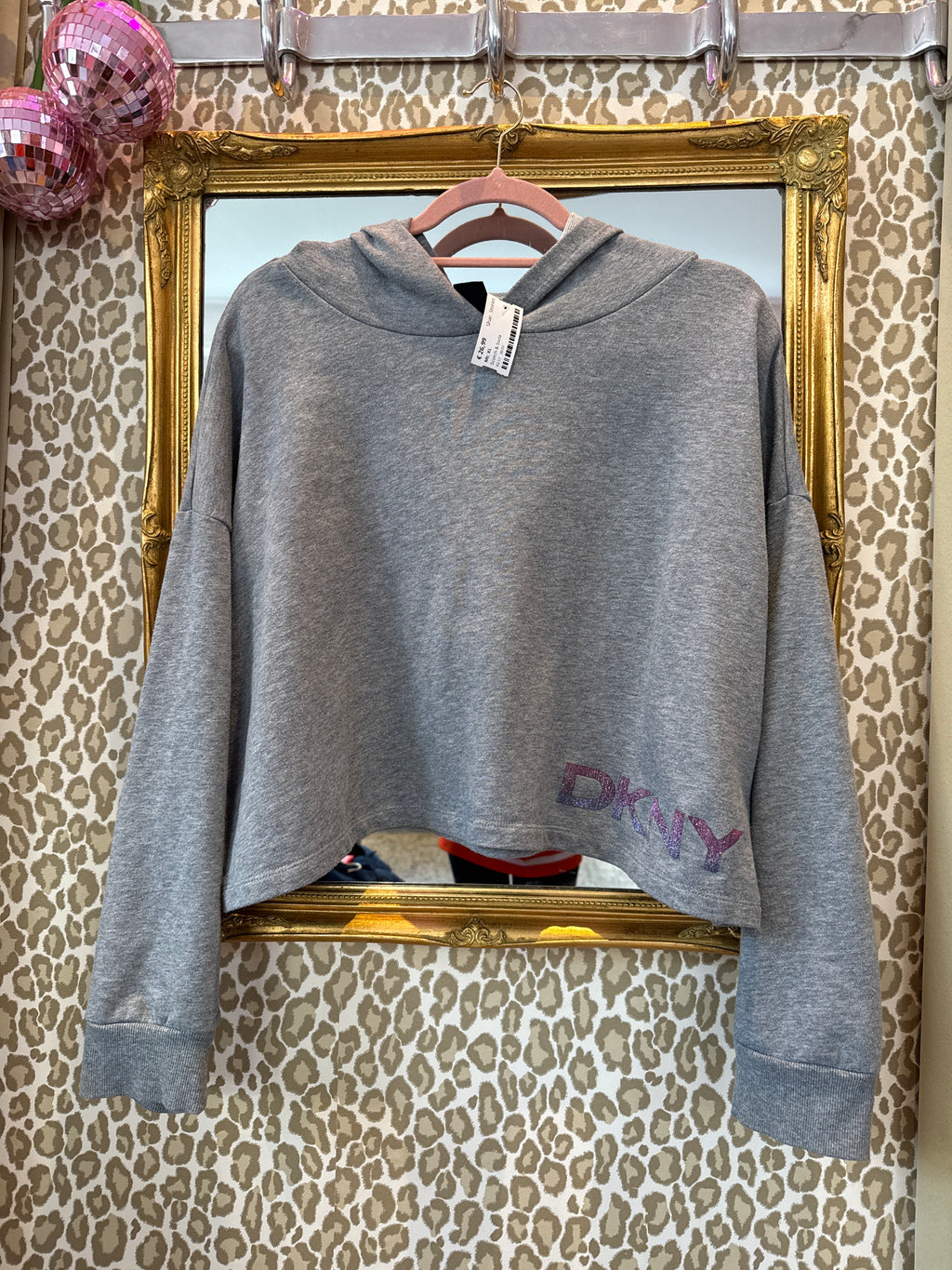 DKNY cropped trui maat XL