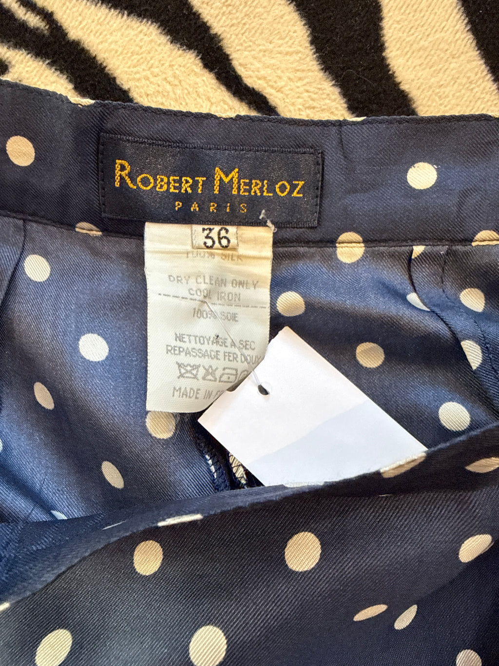 Robert Merloz Paris zijde skort
