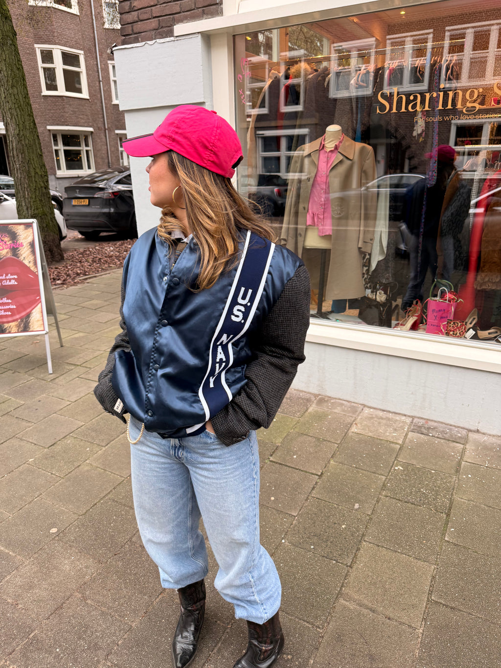 Upcycled blazer Brandnew x Sharing Stories maat L/XL