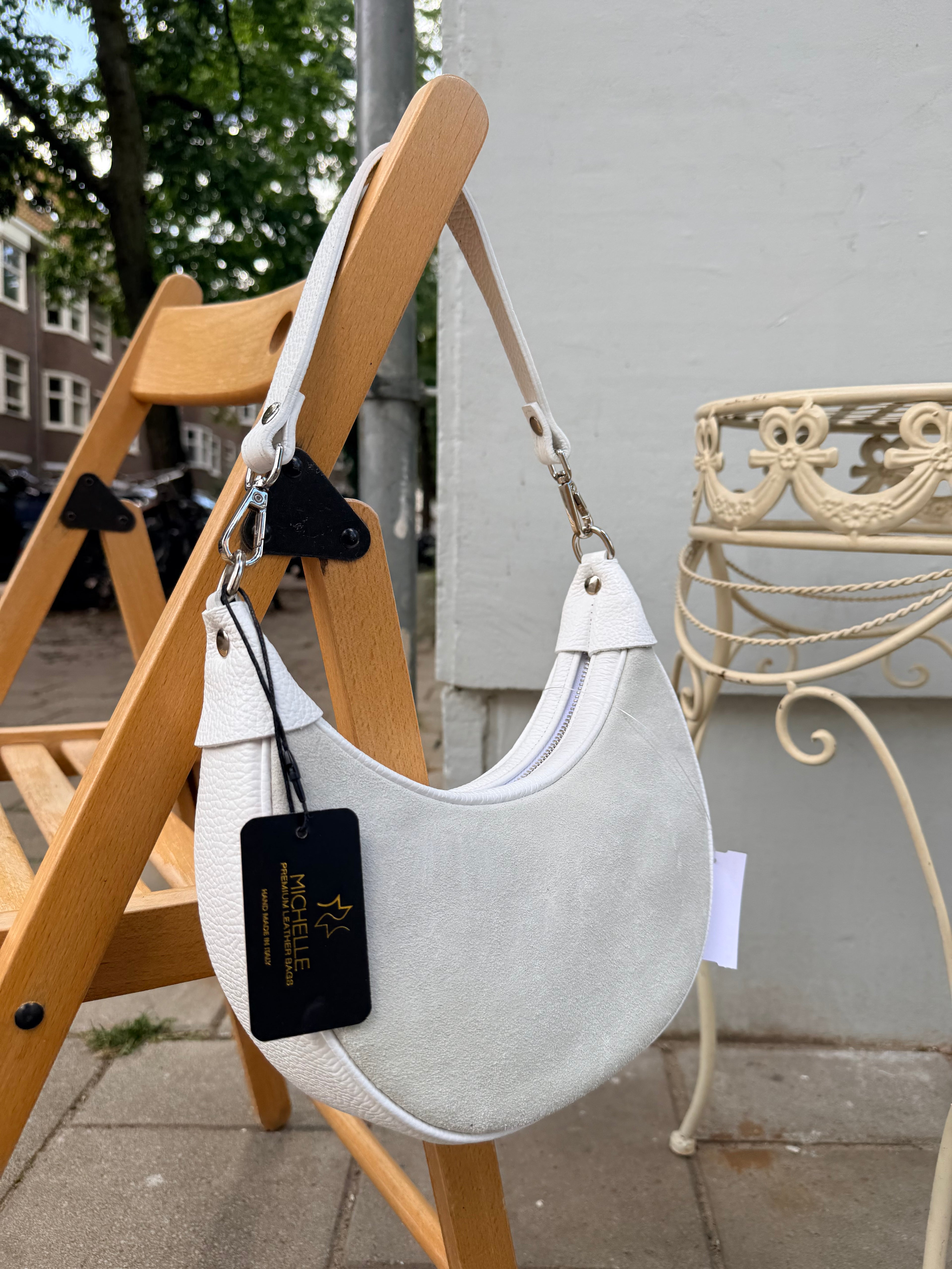 Premium Leather bag inclusief extra handvat
