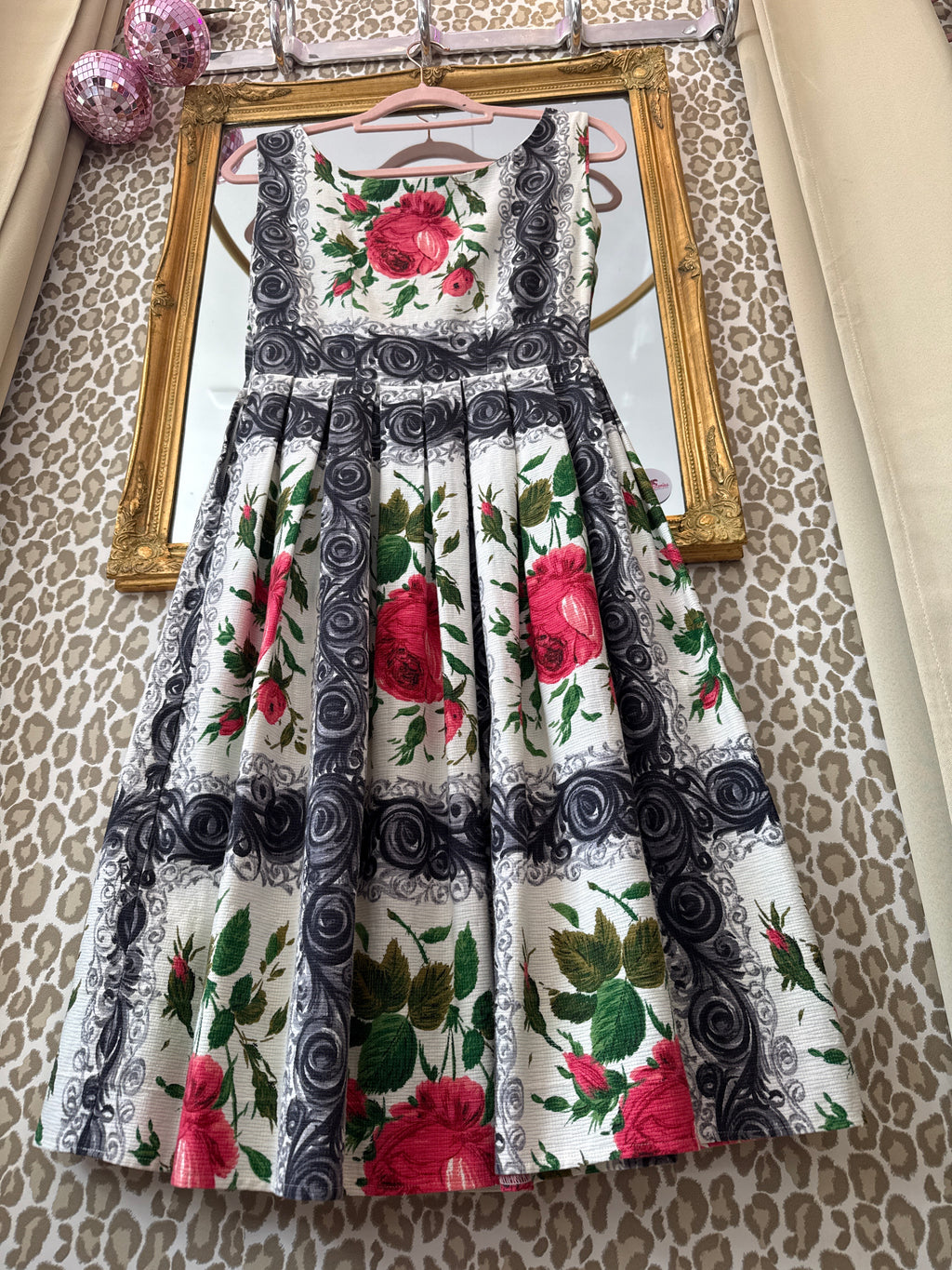 Vintage jurk maat S