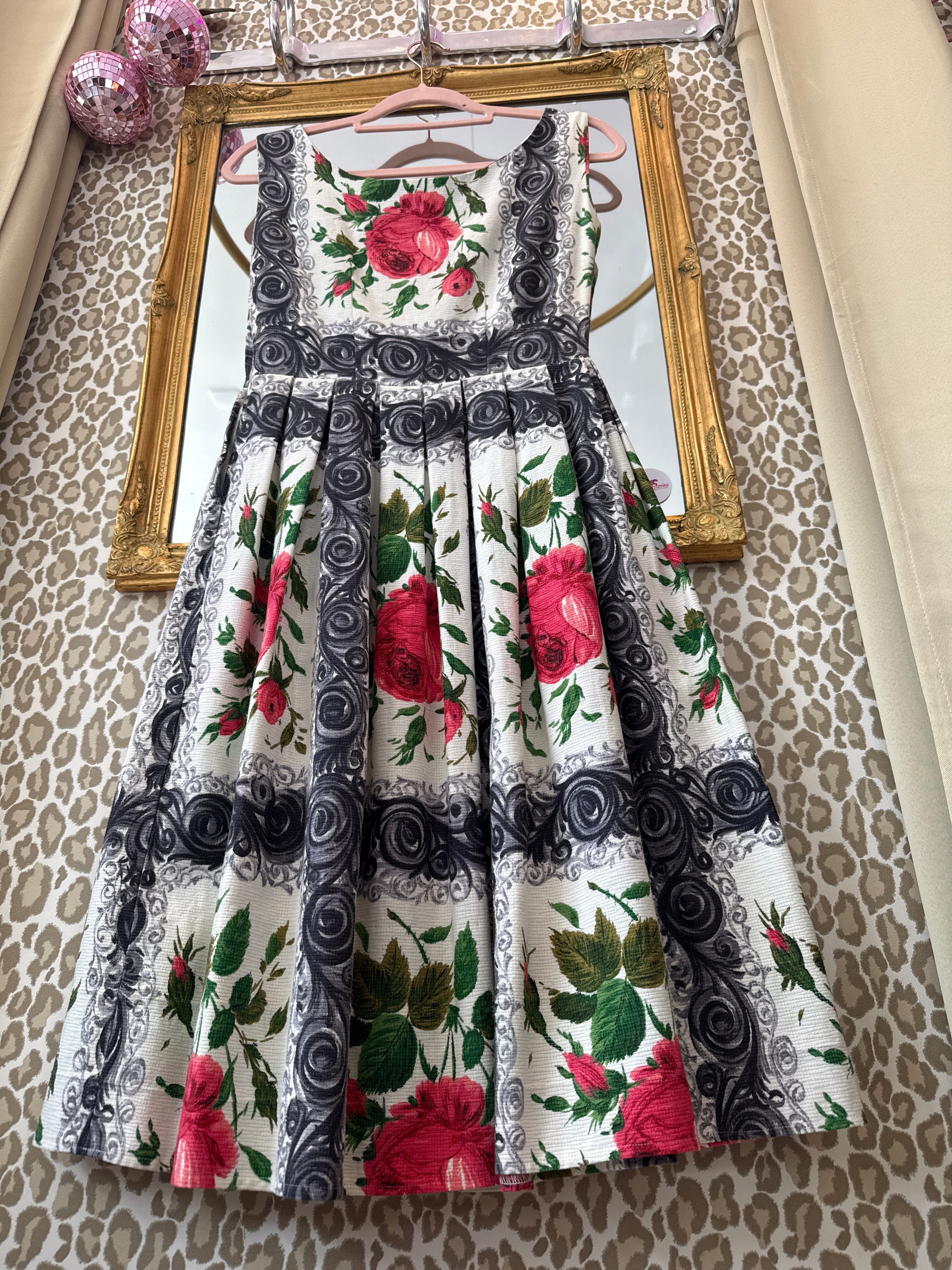 Vintage jurk maat S