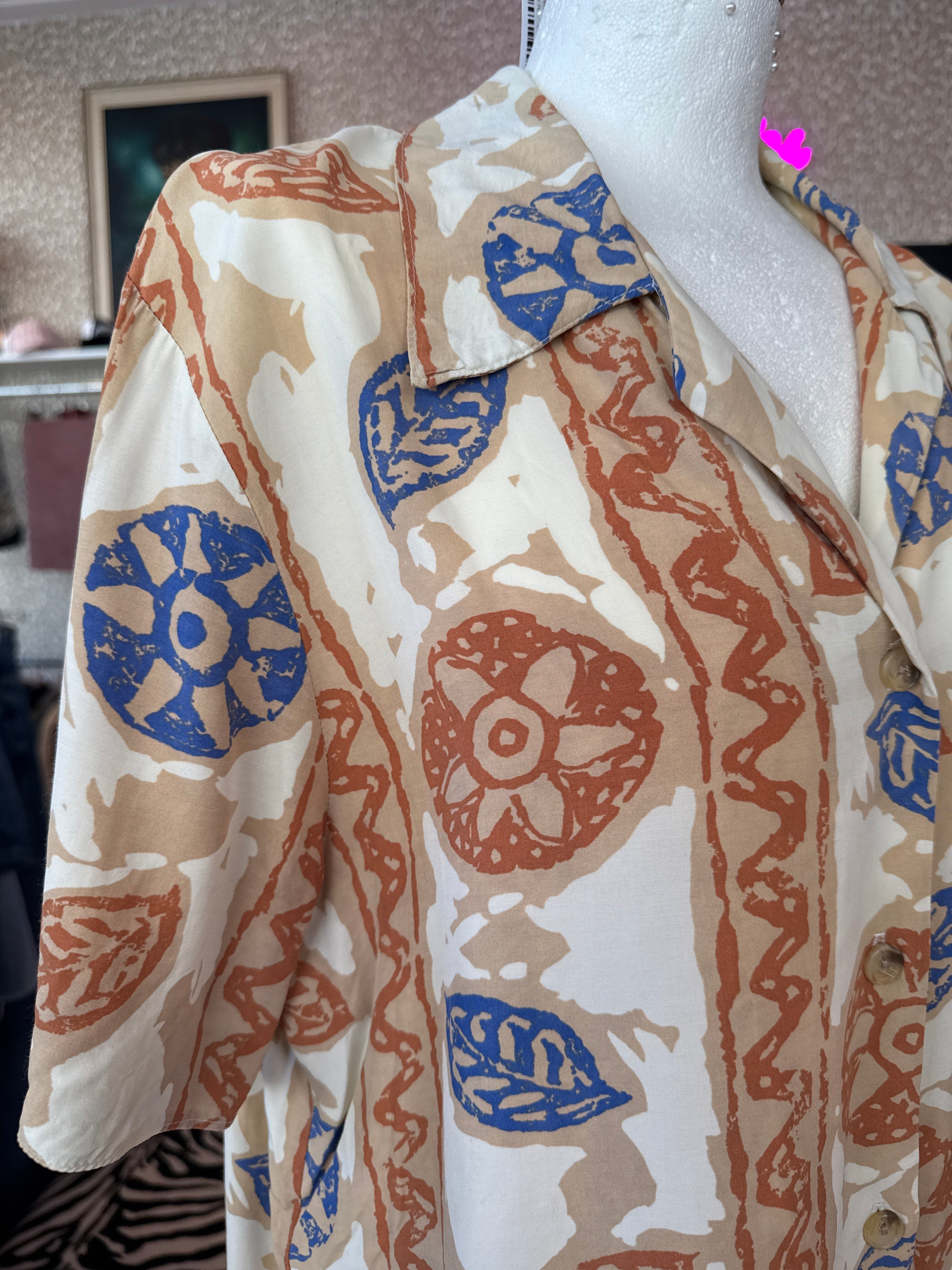 Vintage overhemd maat M/L