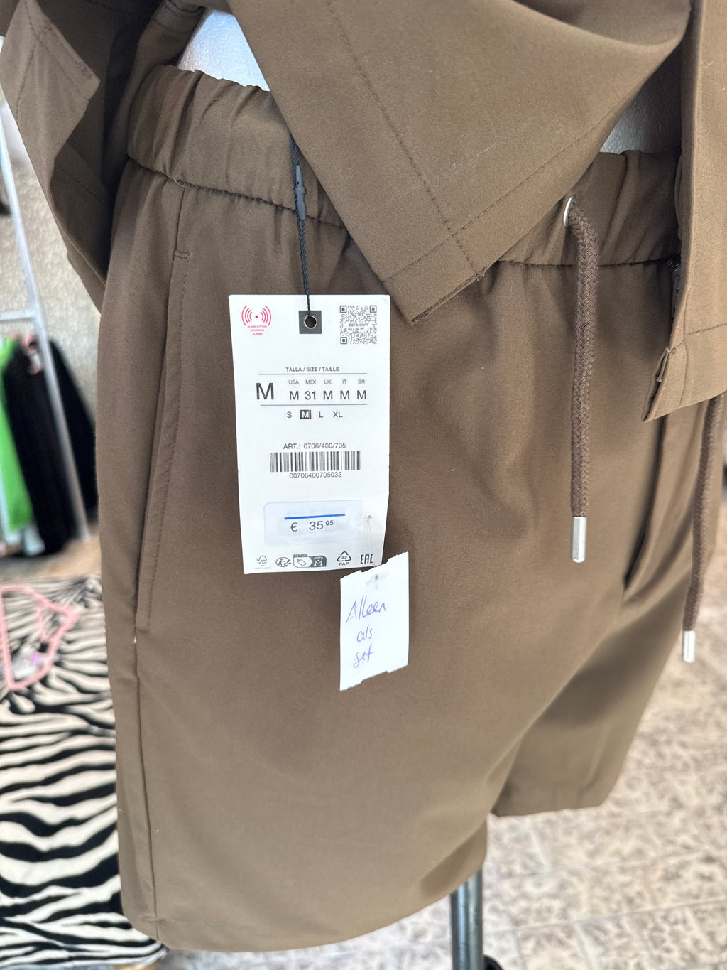 ZARA Co-ord shirt maat: L broek maat: M