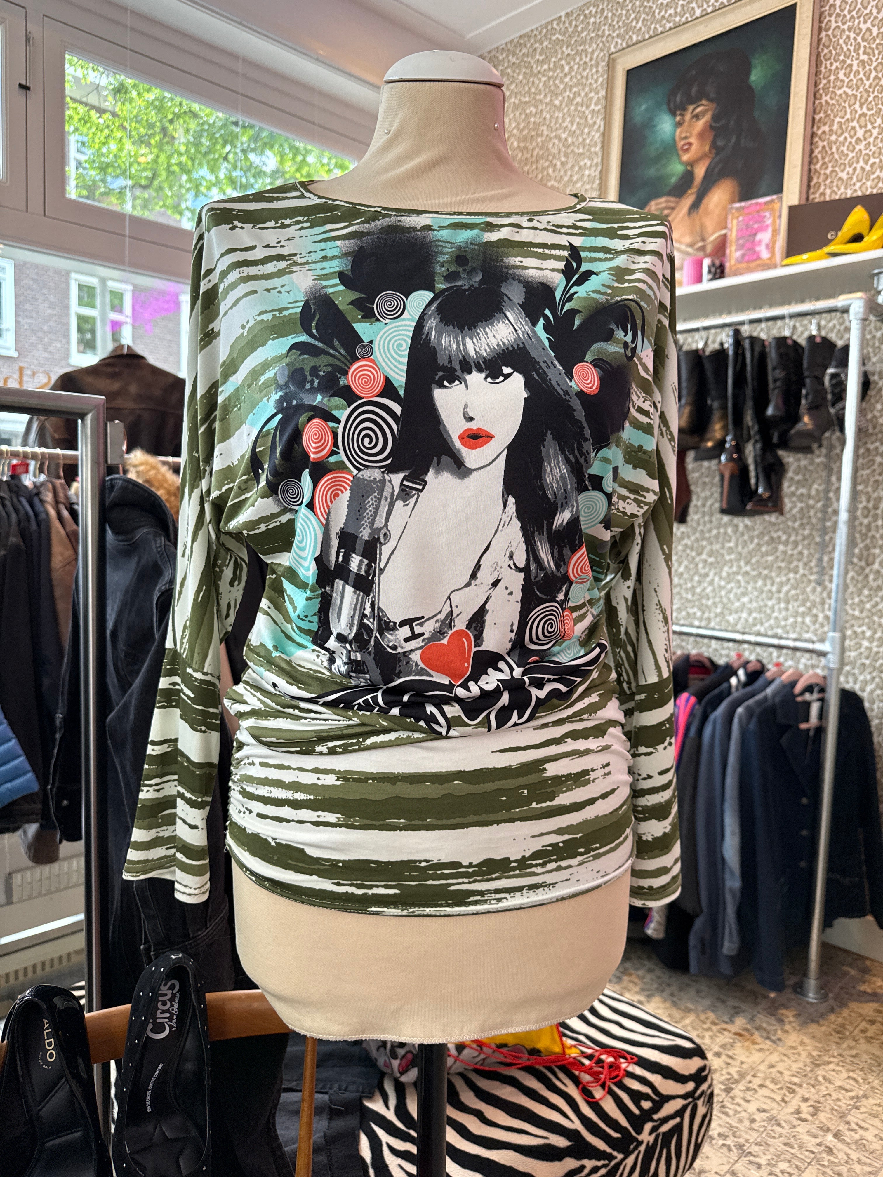 Vintage shirt maat S/M