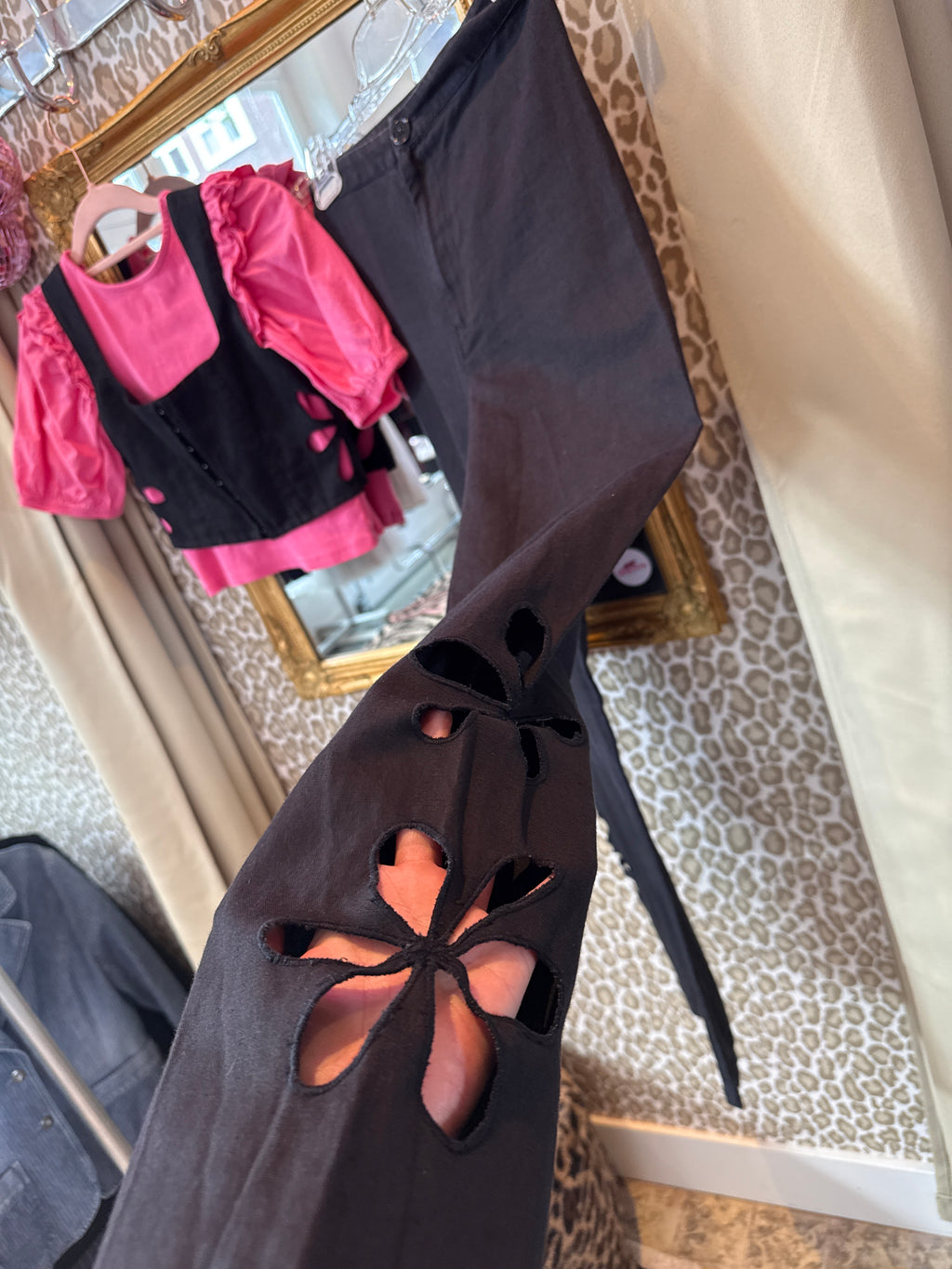 Les Coyotes de Paris set - broek + top 10 jaar (roze top niet inbegrepen)