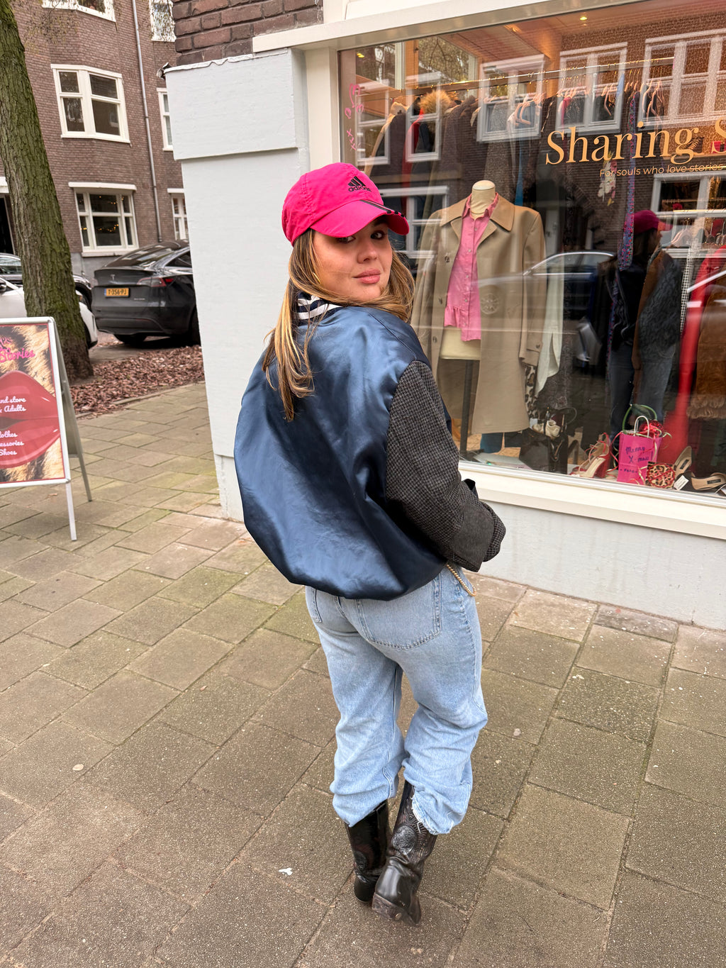 Upcycled blazer Brandnew x Sharing Stories maat L/XL