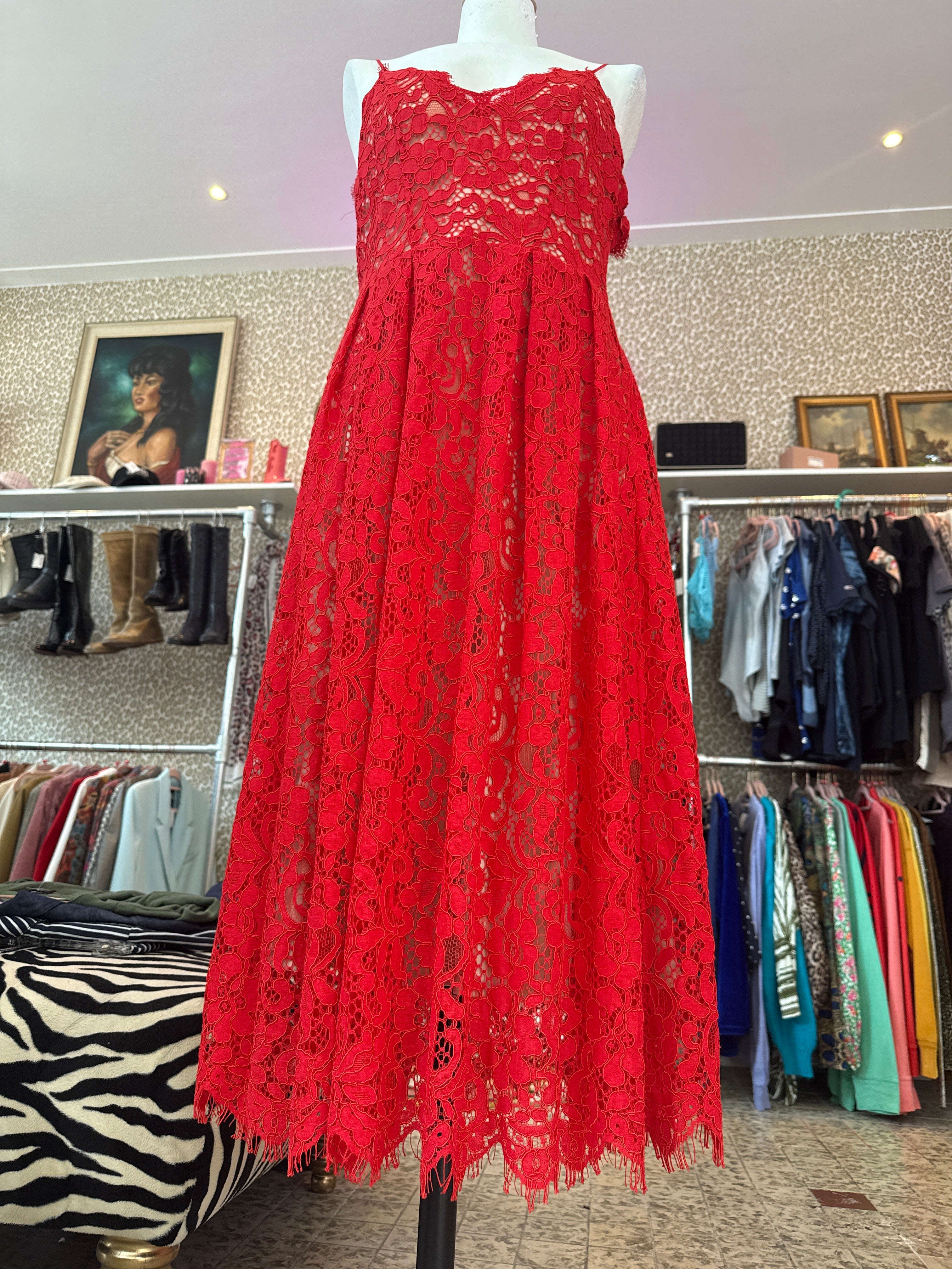 H&M jurk / met onderjurk / nieuw met prijskaartje/ maat 40/L