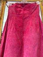 Manigance Paris leather dress maat M