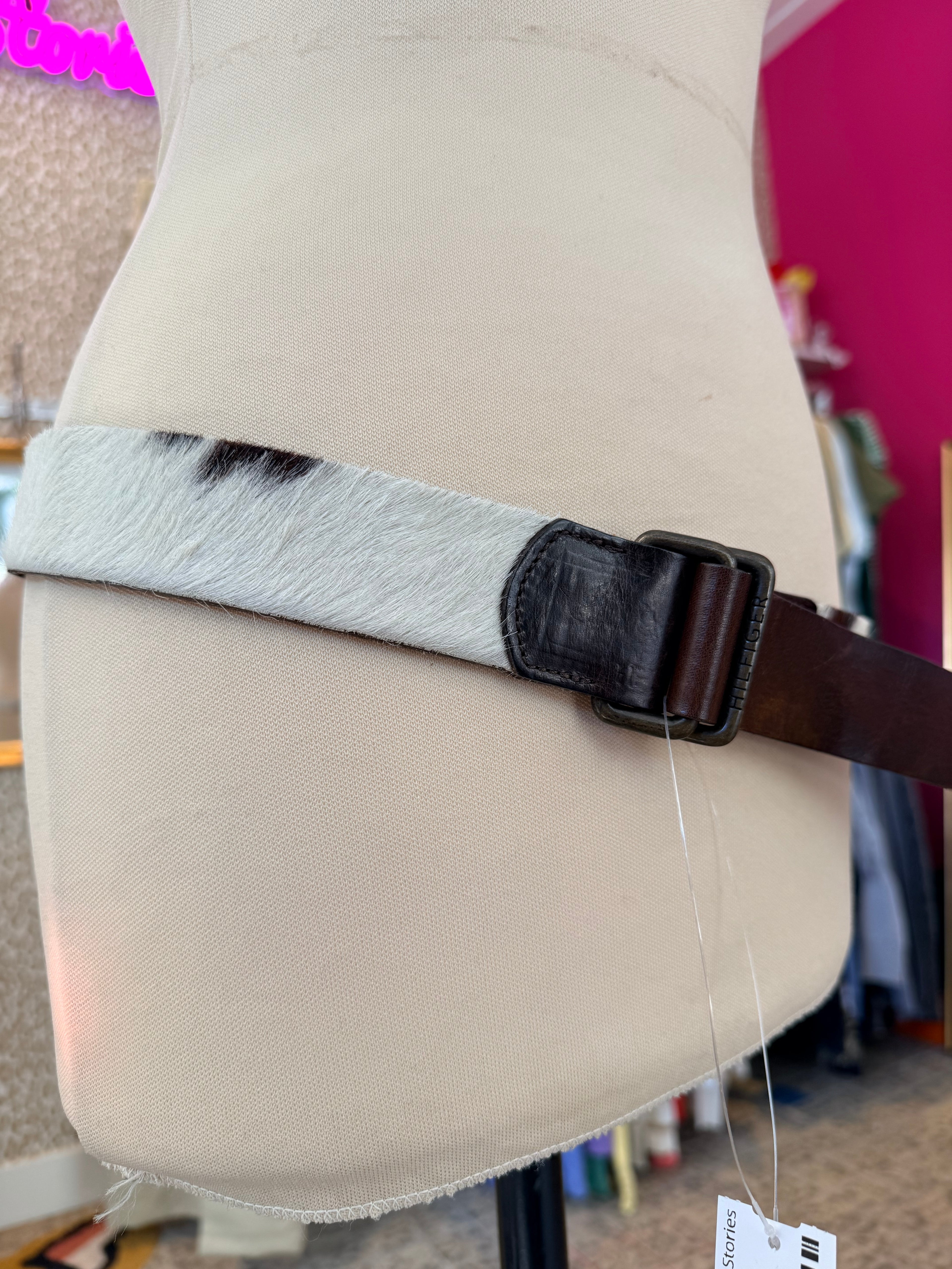 Tommy Hilfiger leren riem