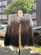Faux Furr jas ombre effect maat S
