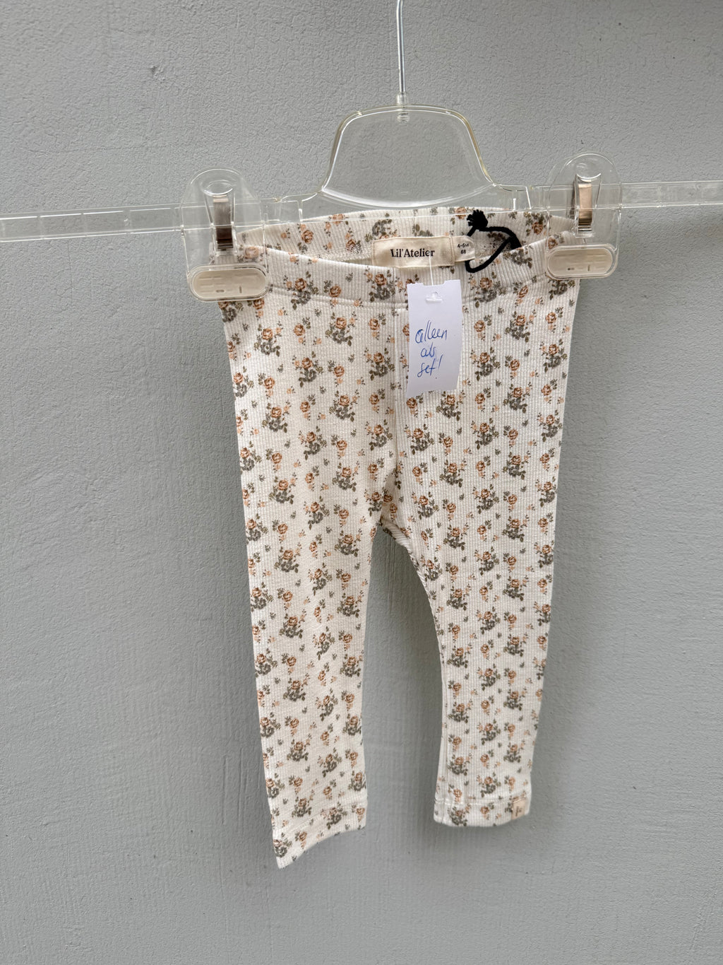 Lil’ Atelier romper & broekje als set maat 4-6 maanden 0-1 jaar