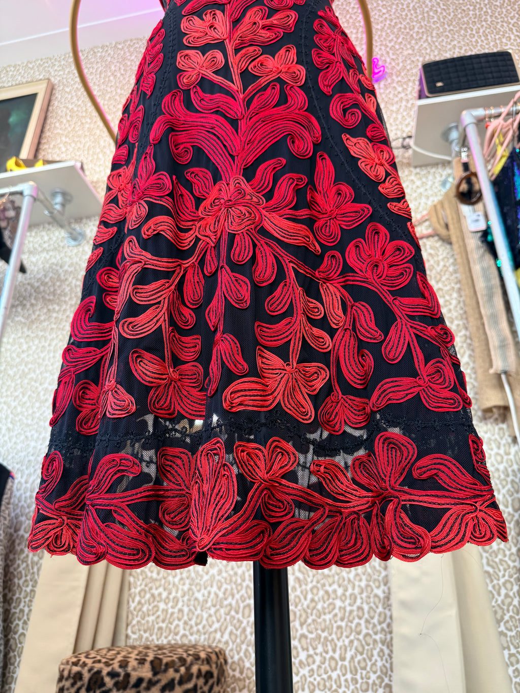 Vintage jurk maat M