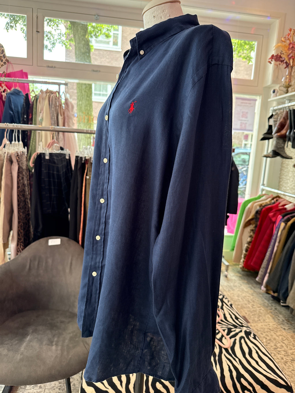 Ralph Lauren linnen overhemd maat XXL