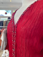 Vintage top met lange mouwen / maat L