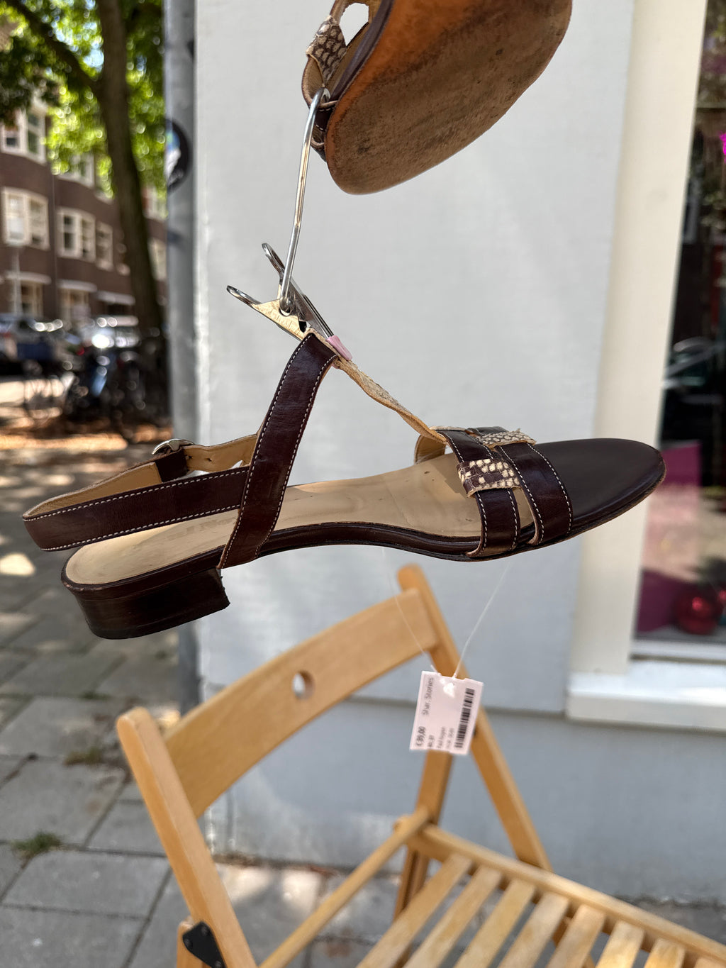 Paul Noyen leren sandalen maat 37