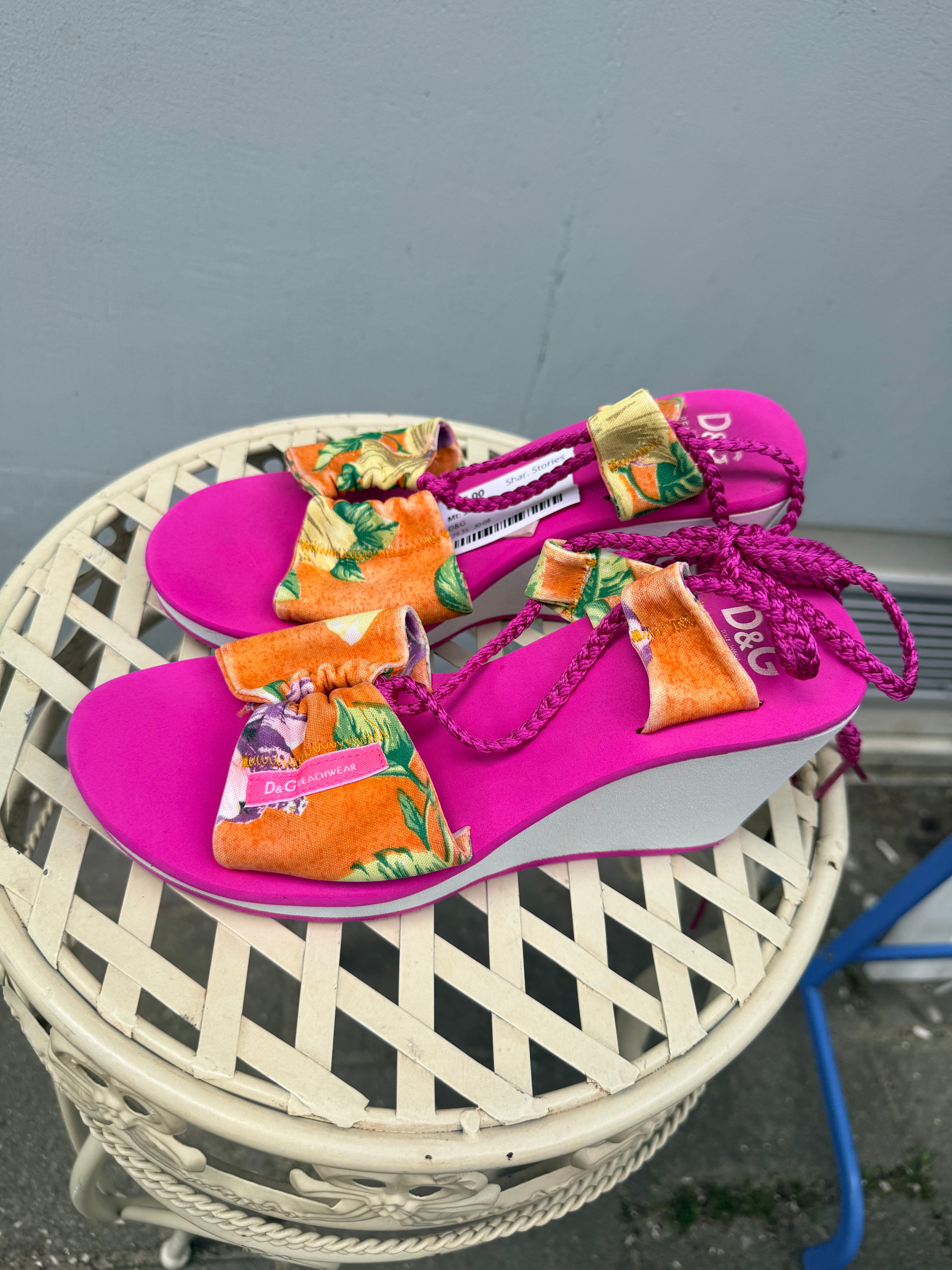 D&G sleehakken Beachwear maat 36