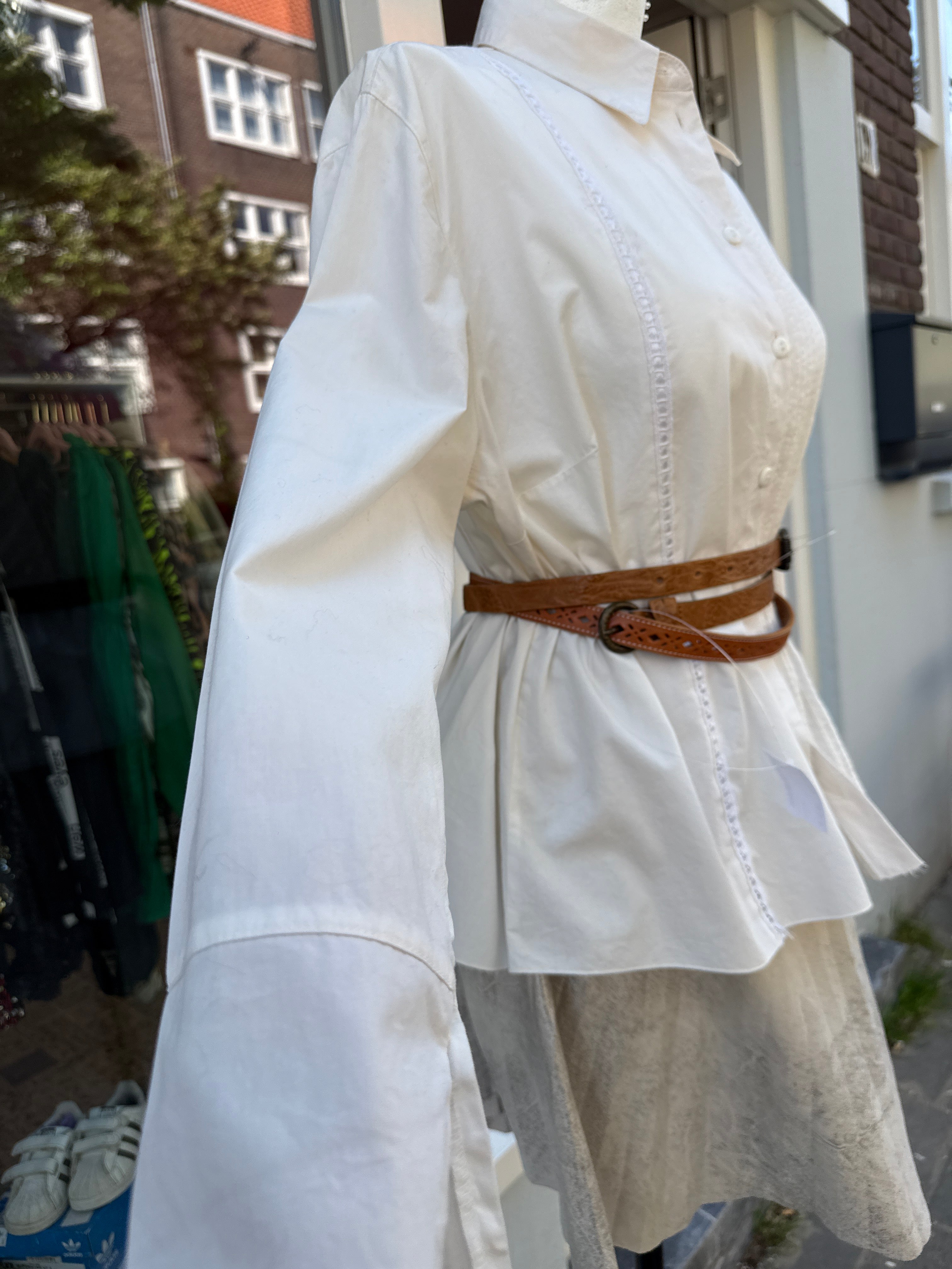 Katoenen overhemd maat L