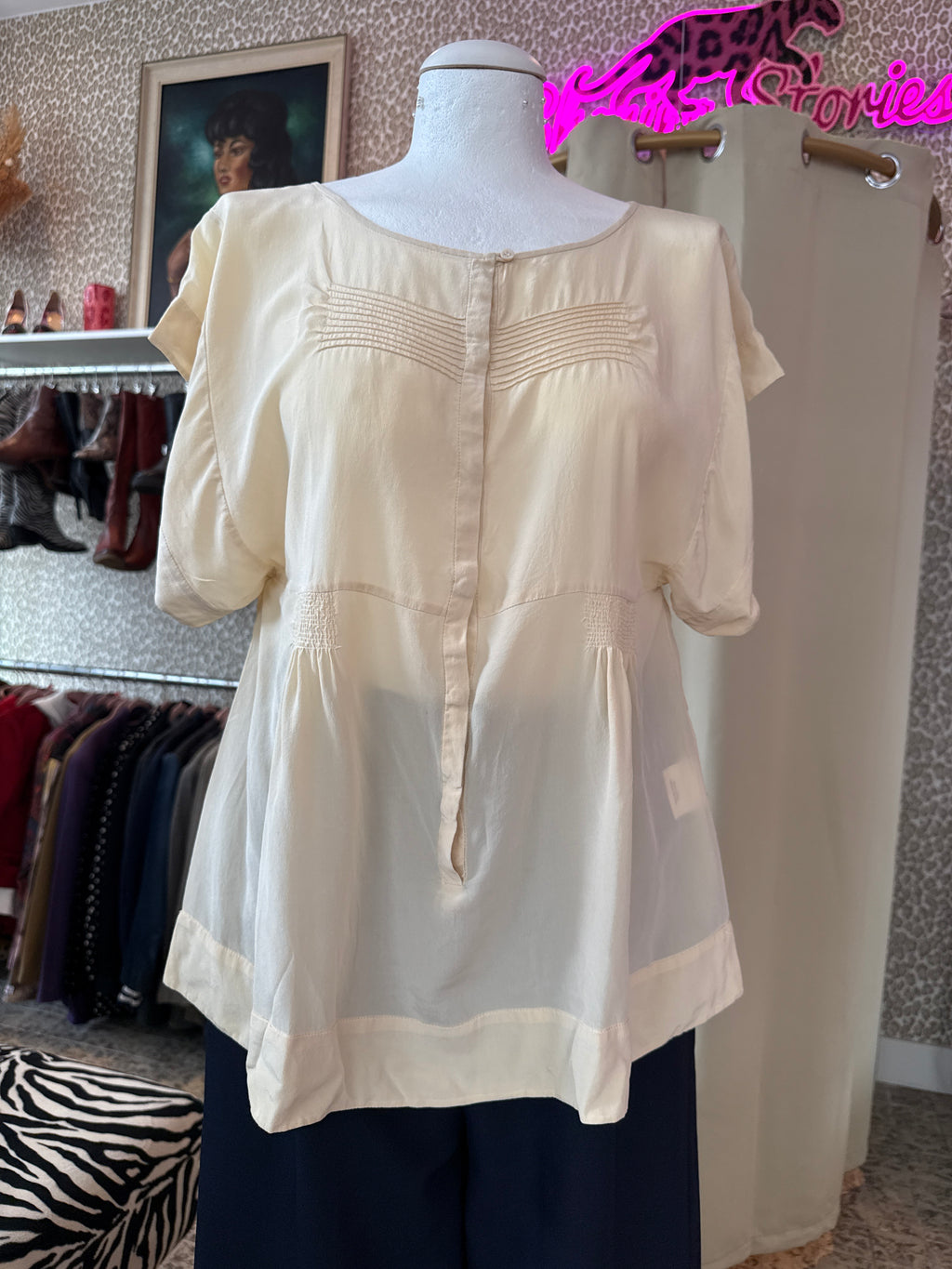 Selected Femme 100% zijde shirt maat M