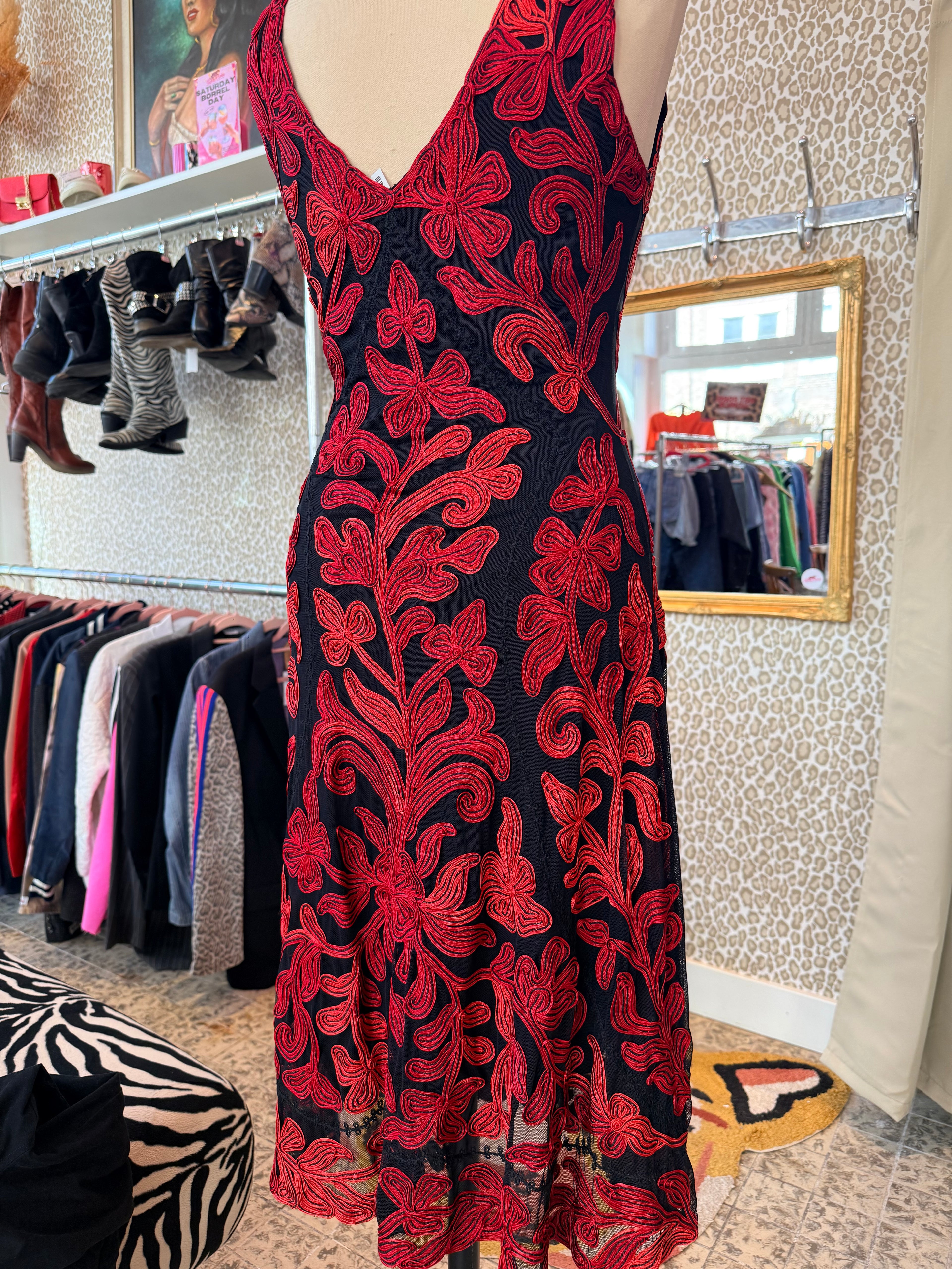 Vintage jurk maat M