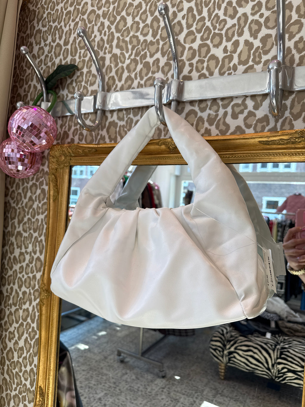 Faux leather tas