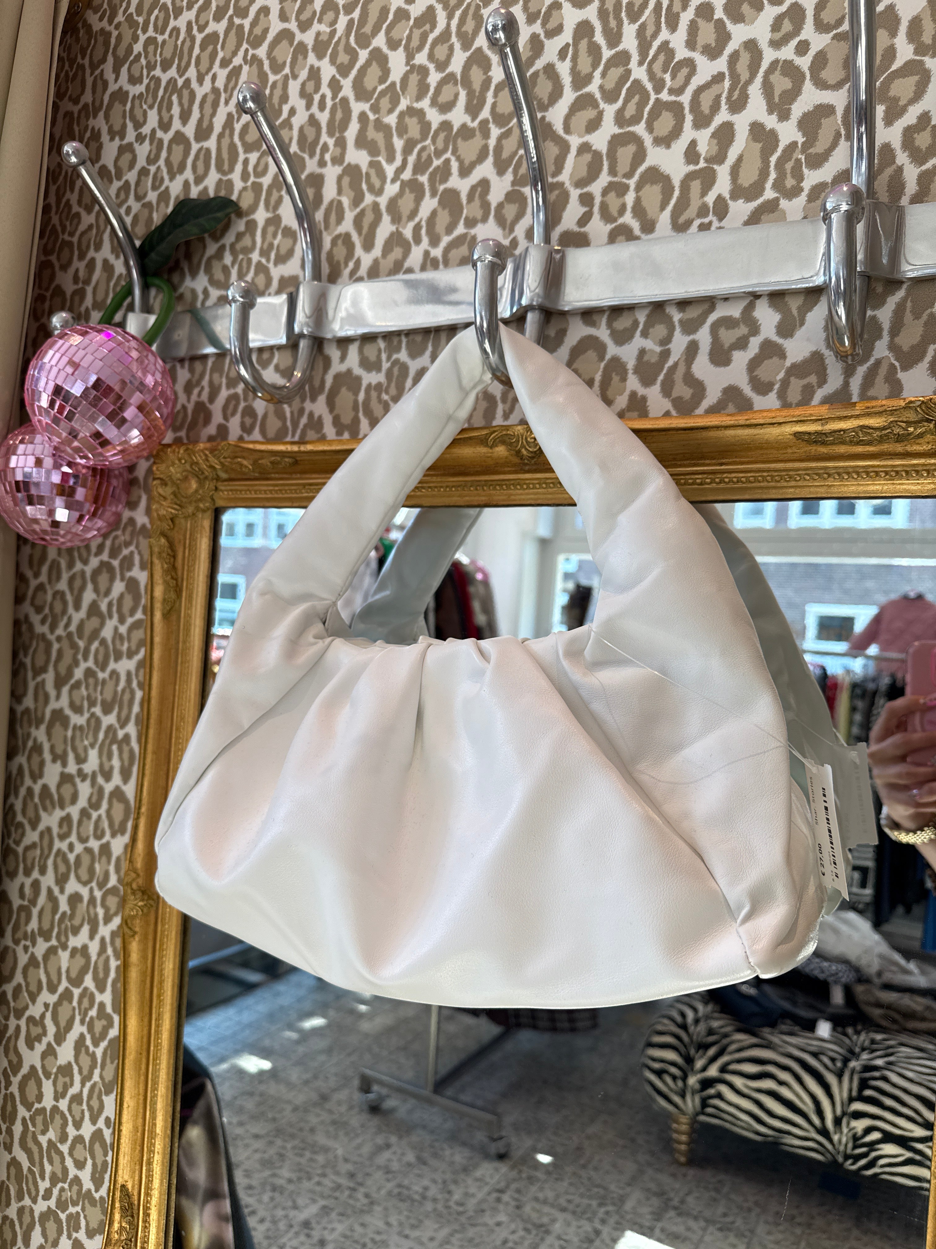 Faux leather tas