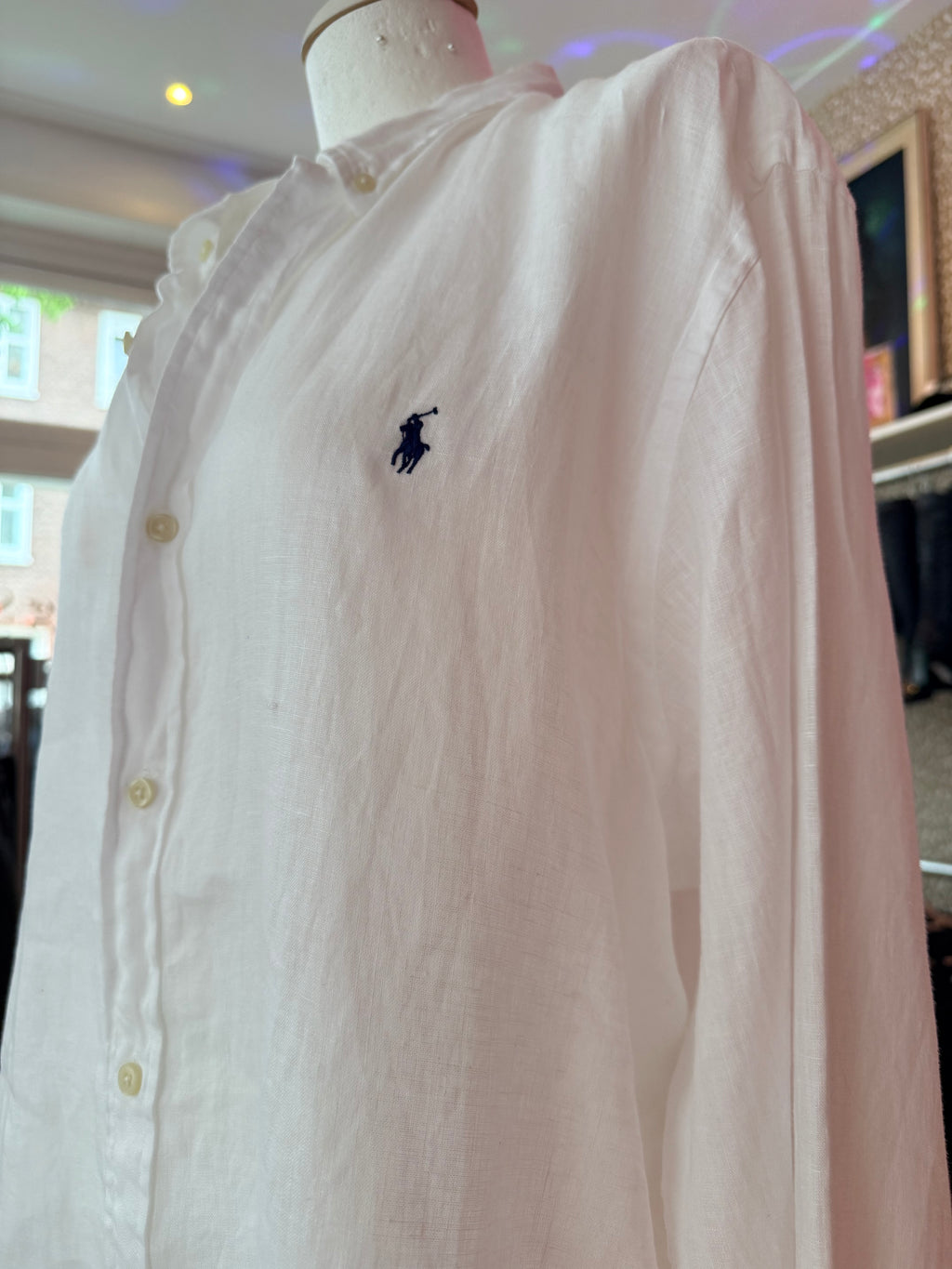 Ralph Lauren linnen overhemd maat XXL
