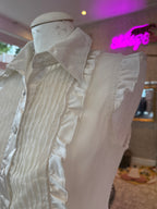 Kanten blouse maat S