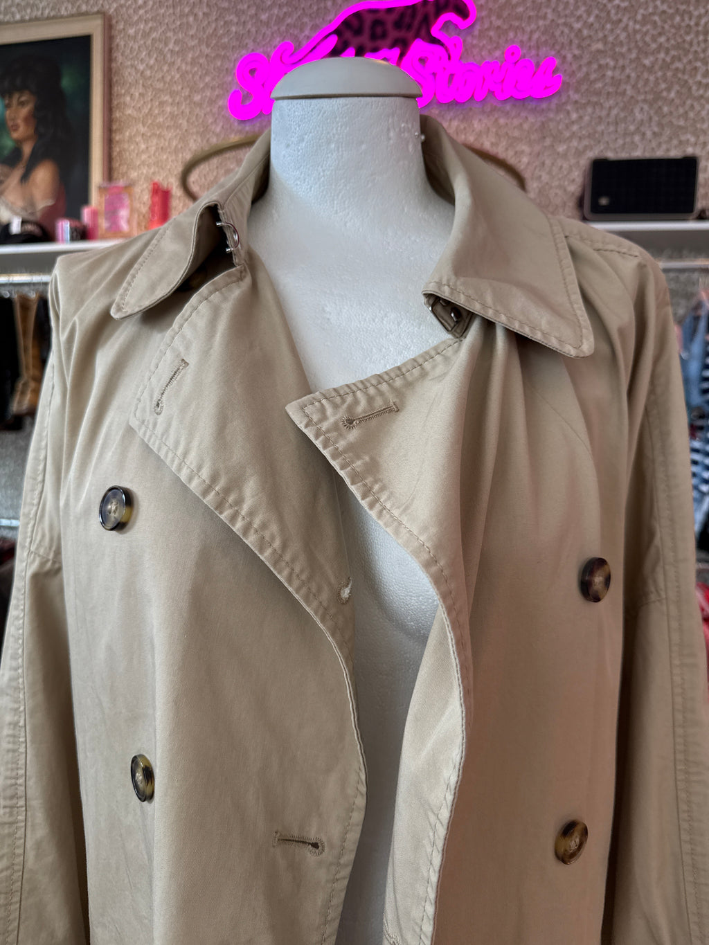 H&M trenchcoat maat M/L