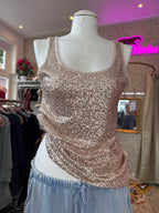 Glitter top / maat L