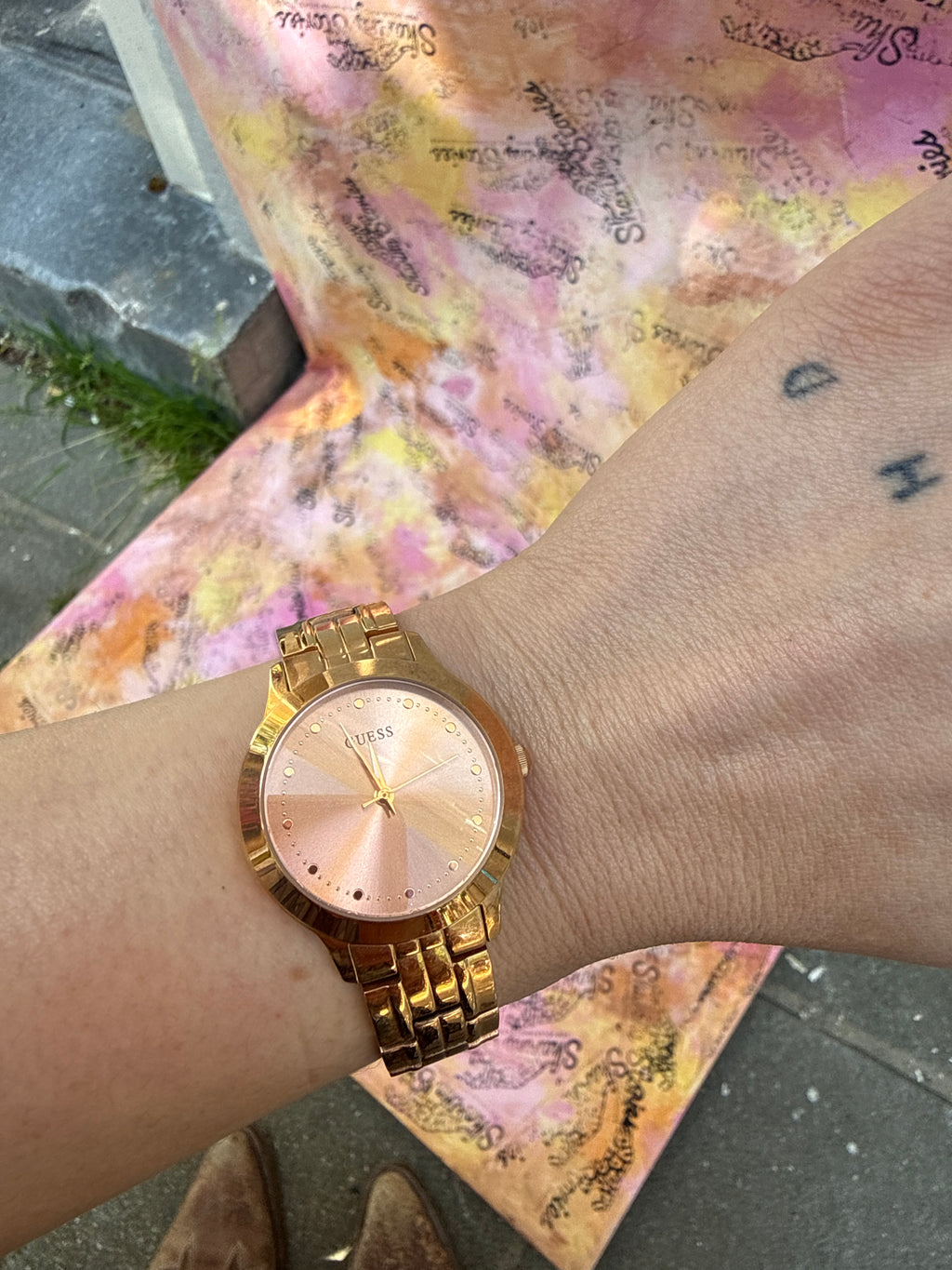 Geuss horloge rose goud (nieuw in originele verpakking)