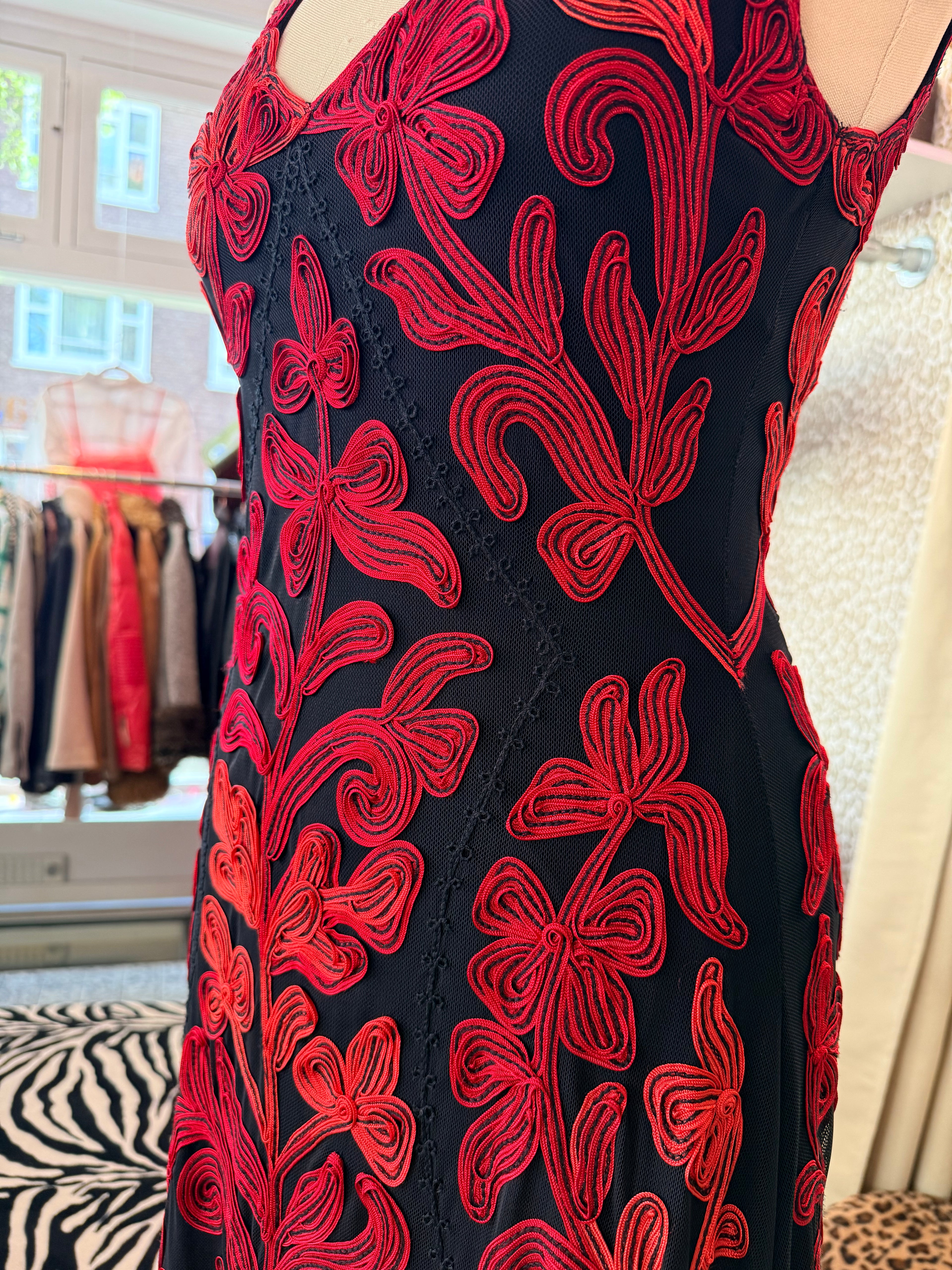 Vintage jurk maat M