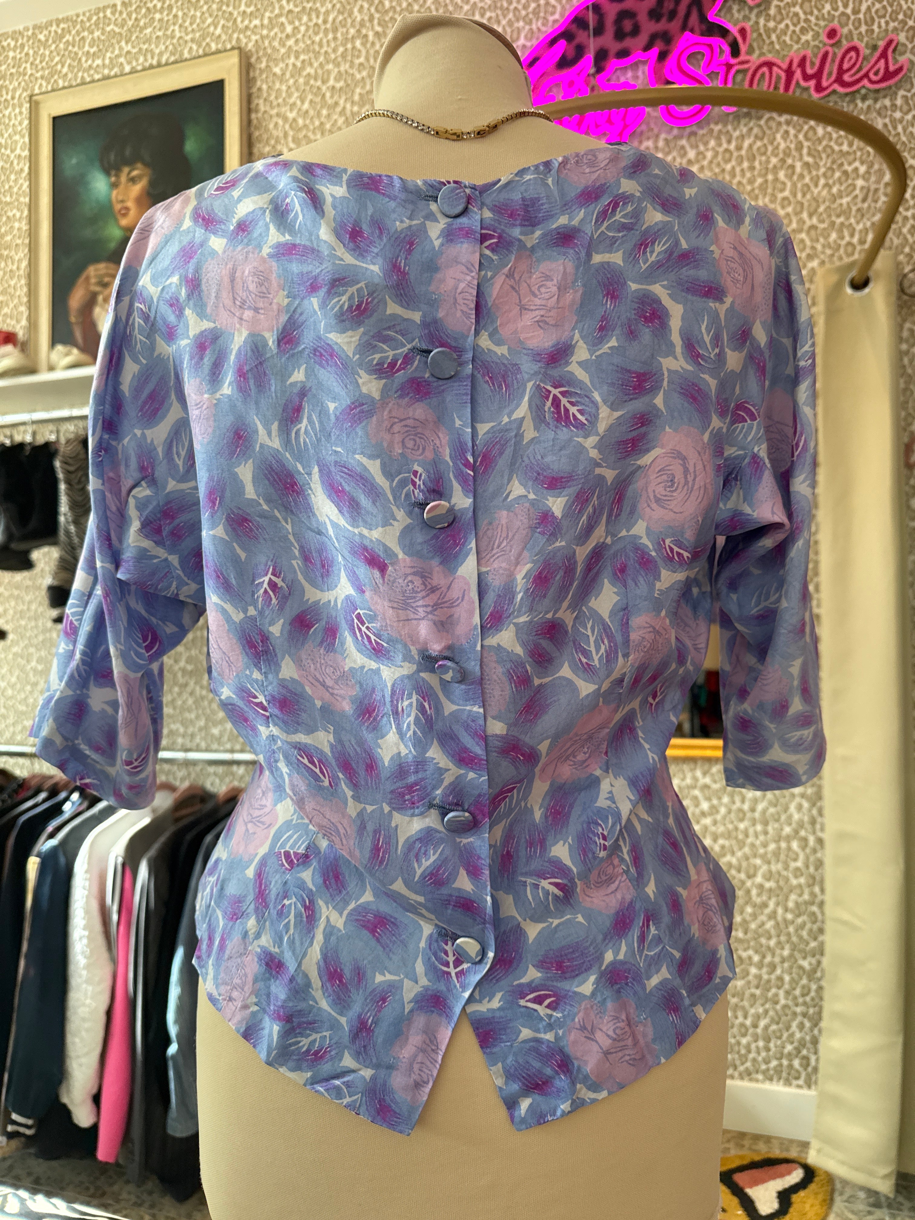 Vintage blouse maat S