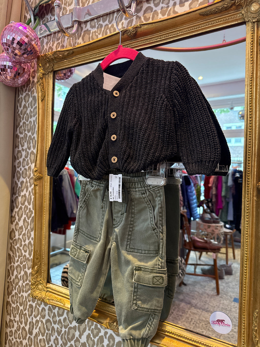 Prenatal vest en LEVI’s cargo 1/2/3 maanden set ACTIE